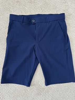 Greyson Montauk 10” Men's Navy Performance Stretch Shorts 32 Excellent